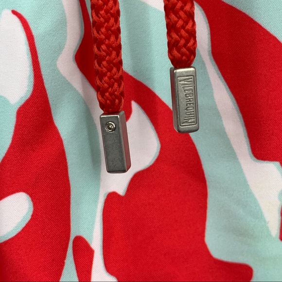 Vilebrequin Men Medium Shorts Swim Trunks Bathing Suit Blue Red Dolphin Printed - Picture 5 of 13